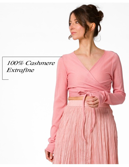 SCALDACUORE WRAP IN 100% CASHMERE EXTRAFINE "CARLOTTA"