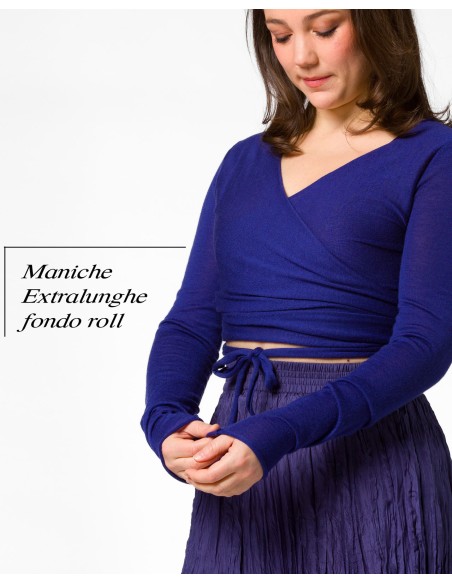 SCALDACUORE WRAP IN 100% CASHMERE EXTRAFINE "CARLOTTA"