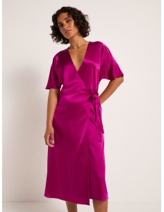 ABITO WRAP IN  SETA SATIN  2