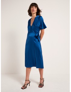 ABITO WRAP IN  SETA SATIN  2