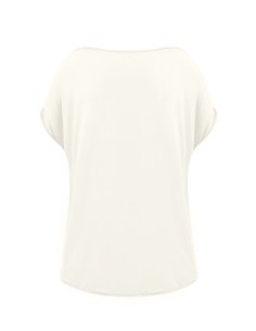 MAXI T-SHIRT  IN 100% LANA MERINO "PORTO" - BIANCO 2