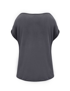 MAXI T-SHIRT  IN 100% LANA MERINO "PORTO" - GRIGIO 2