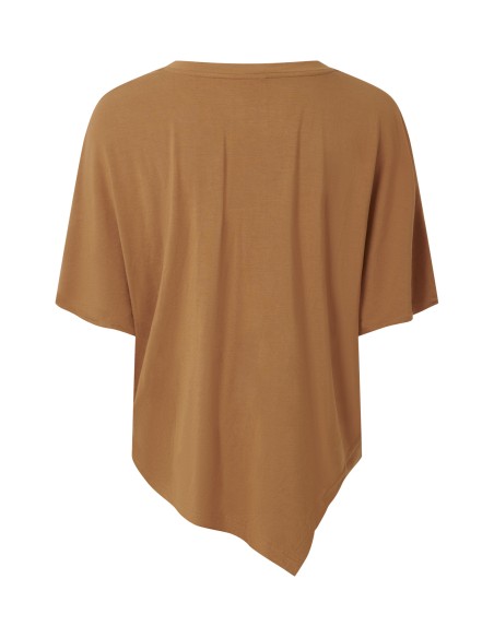 T-SHIRT ASIMMETRICA IN MODAL "ARIA"