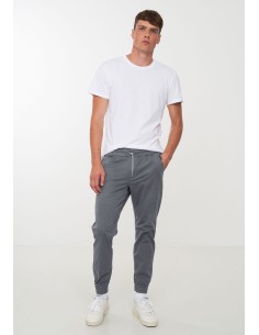 CHINO UOMO IN COTONE BIOLOGICO VEGAN "MUSA" - KAKI