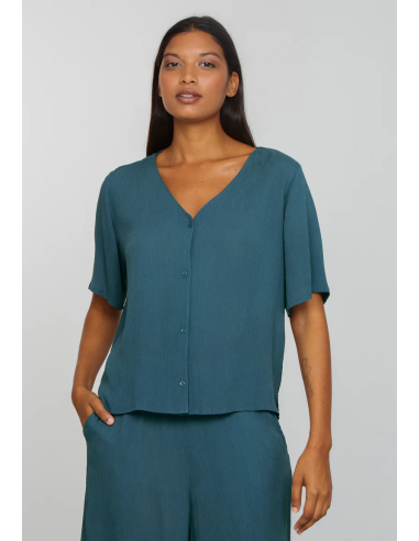 CAMICETTA INCRESPATA IN ECOVISCOSA LENZING...