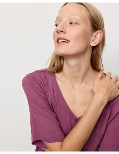 CAMICETTA INCRESPATA IN ECOVISCOSA LENZING...