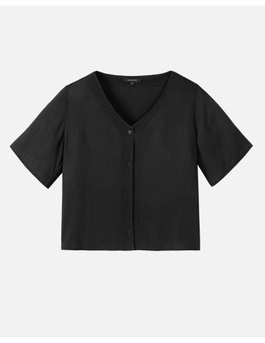 CAMICETTA INCRESPATA IN ECOVISCOSA LENZING...