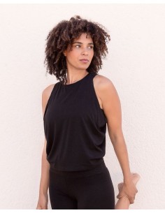 TOP AMPIO IN LYOCELL "MADITA" - NERO