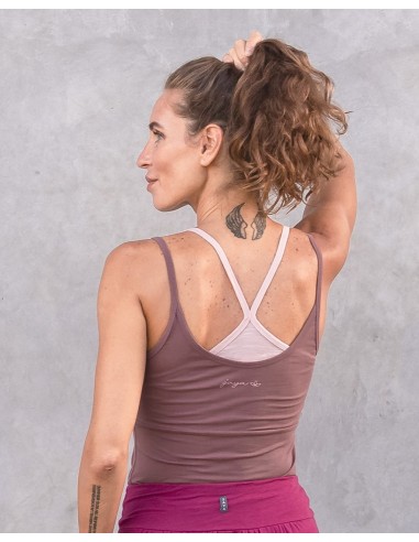 CANOTTA YOGA DOPPIA  IN COTONE BIOLOGICO  "SOFIA"