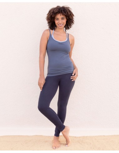 CANOTTA YOGA DOPPIA  IN COTONE BIOLOGICO  "SOFIA"
