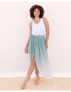 GONNA IN ECOVISCOSA "TULIP" - MENTA 2