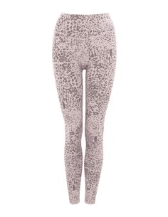LEGGINGS YOGA ALLOVER IN COTONE BIOLOGICO "SUSAN" - CREMA