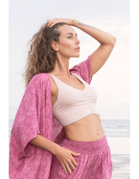 TOP YOGA IN COTONE BIOLOGICO "CAROLINA"