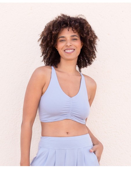 TOP YOGA IN COTONE BIOLOGICO "CAROLINA"