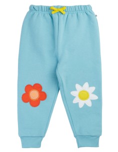 PANTALONE GATTONAMENTO "LICHEN/FLOWERS" - AZZURRO