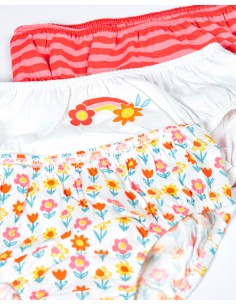 3-PACK SLIP IN COTONE BIOLOGICO "POLLY" - BIANCO