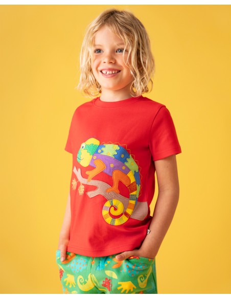 T-SHIRT IN COTONE BIOLOGICO "CAMALEONTE"