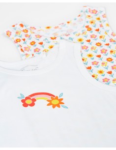 2-PACK CANOTTA IN COTONE BIOLOGICO "VARLIE" - BIANCO 2