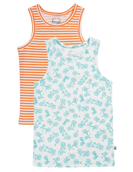 2-PACK CANOTTA IN COTONE BIOLOGICO "VARLIE"