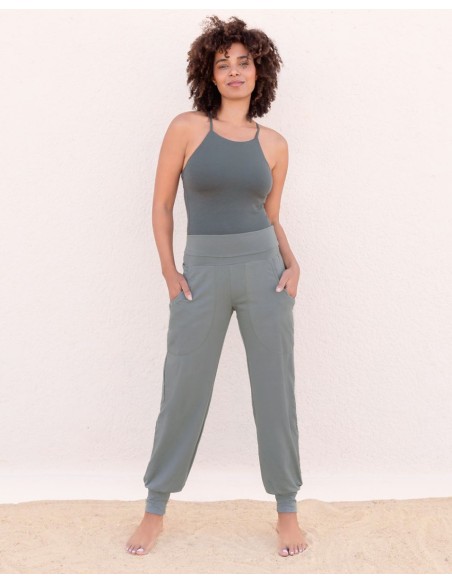 TOP YOGA IN COTONE BIOLOGICO GOTS "MANU"