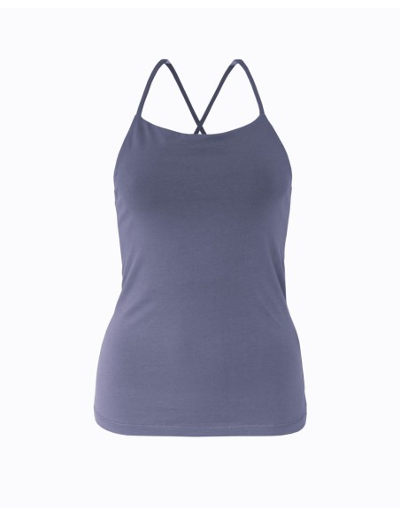 TOP YOGA IN COTONE BIOLOGICO GOTS "MANU"