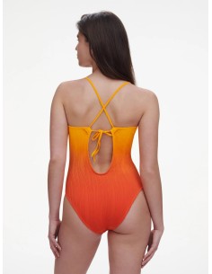 COSTUME INTERO BEACHWEAR BI-TAGLIA "SUNRISE" - ARANCIO 2