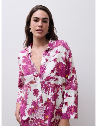 CAMICIA COPRICOSTUME BEACHWEAR "SAUVAGE"