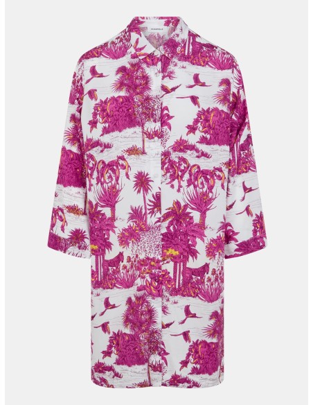 CAMICIA COPRICOSTUME BEACHWEAR "SAUVAGE"