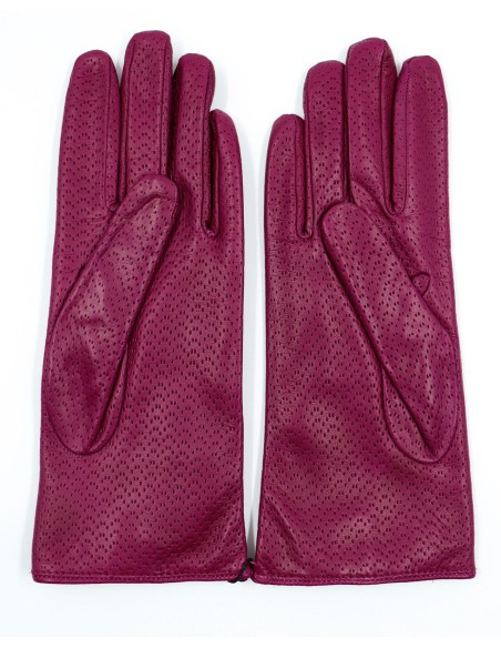 GUANTO IN PELLE E CASHMERE DONNA "POINTELLE"