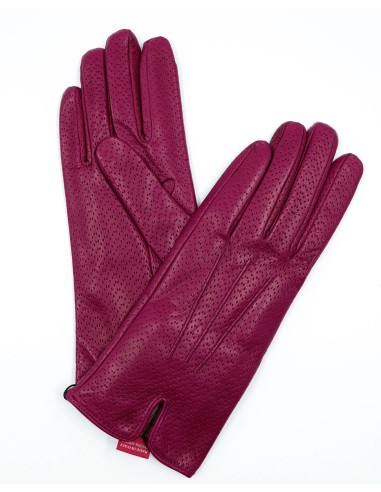 GUANTO IN PELLE E CASHMERE DONNA "POINTELLE"