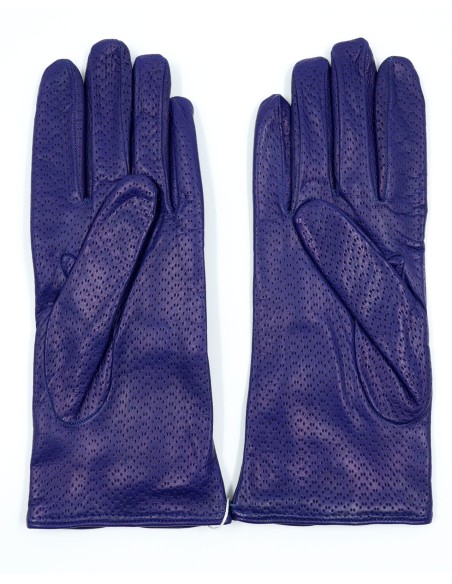 GUANTO IN PELLE E CASHMERE DONNA "POINTELLE"