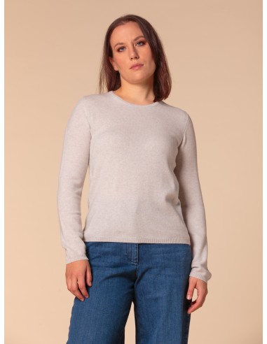 PULL BASIC IN 100% BABY CASHMERE "OLIVIA"