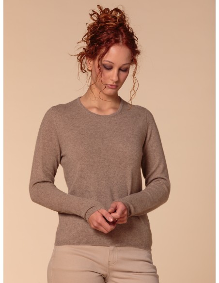 PULL BASIC IN 100% BABY CASHMERE "OLIVIA"