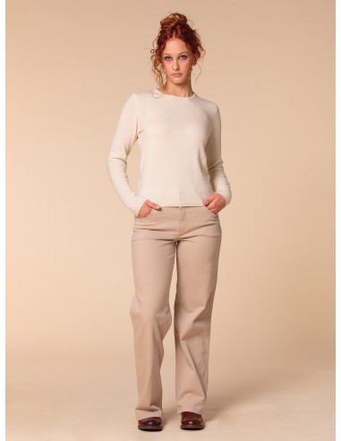 PULL BASIC IN 100% BABY CASHMERE "OLIVIA"