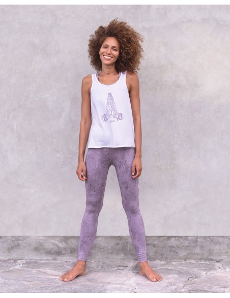 CANOTTA YOGA "ALASKA" IN LYOCELL E COTONE BIO
