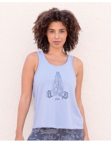 CANOTTA YOGA "ALASKA" IN LYOCELL E COTONE BIO