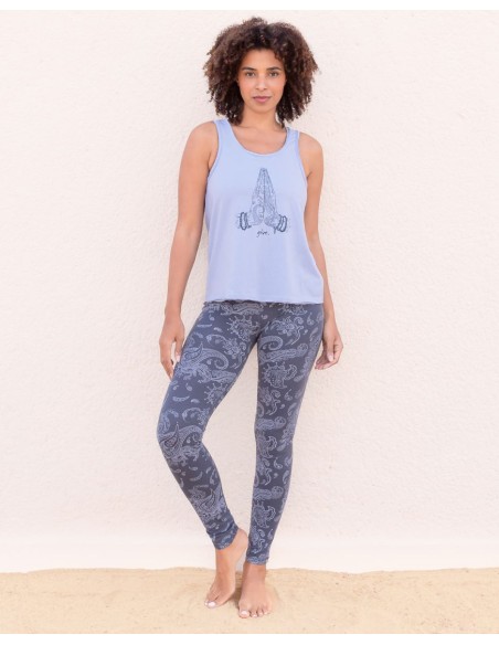 CANOTTA YOGA "ALASKA" IN LYOCELL E COTONE BIO