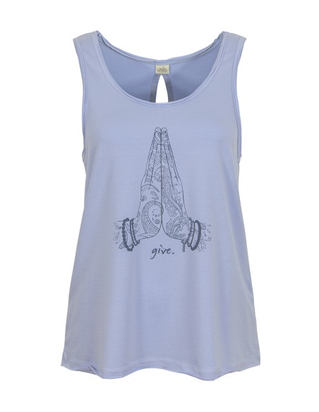 CANOTTA YOGA "ALASKA" IN LYOCELL E COTONE BIO