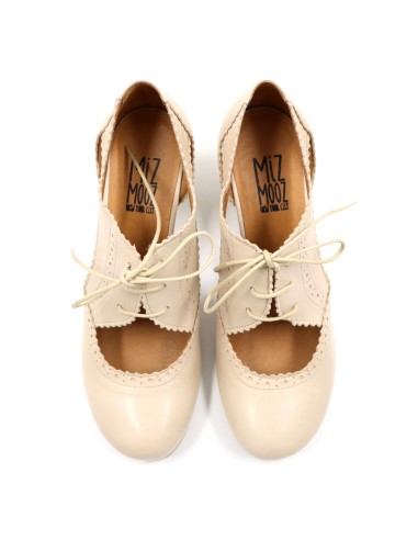 SCARPETTA FRANCESINA VINTAGE IN PELLE "FOXE"