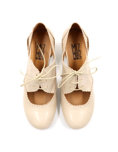 SCARPETTA FRANCESINA VINTAGE IN PELLE "FOXE"