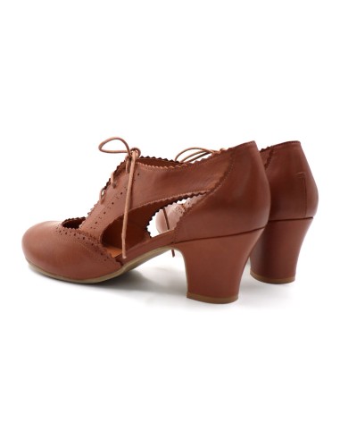 SCARPETTA FRANCESINA VINTAGE IN PELLE "FOXE"
