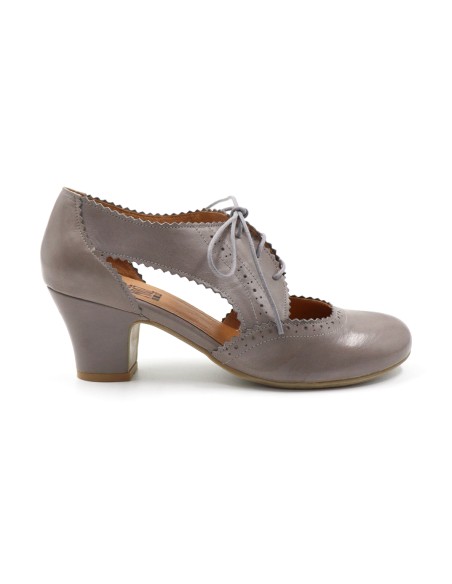 SCARPETTA FRANCESINA VINTAGE IN PELLE "FOXE"