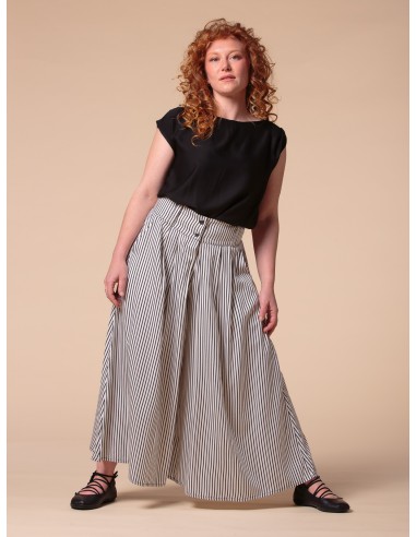 GONNA PANTALONE IN BAMBU' SATIN