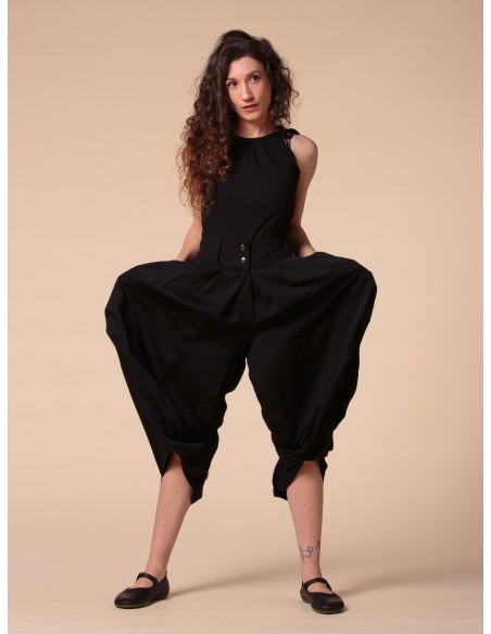 GONNA PANTALONE IN BAMBU' SATIN