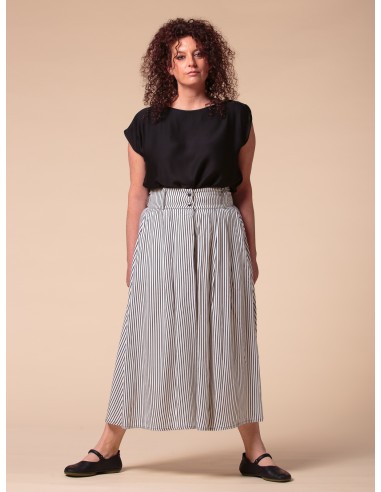 GONNA PANTALONE IN BAMBU' SATIN