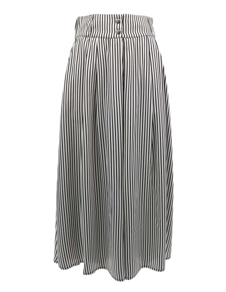 GONNA PANTALONE IN BAMBU' SATIN