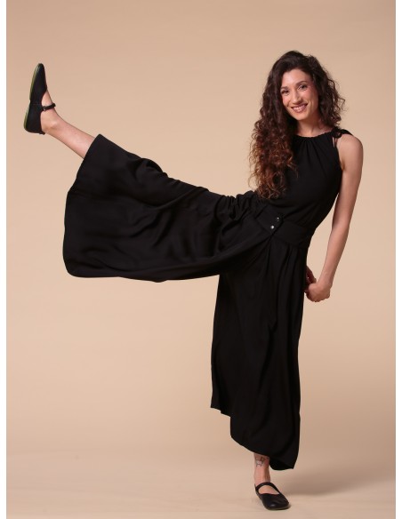 GONNA PANTALONE IN BAMBU' SATIN