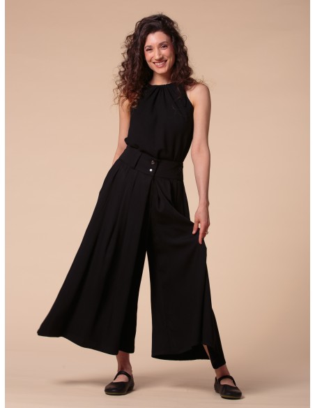 GONNA PANTALONE IN BAMBU' SATIN