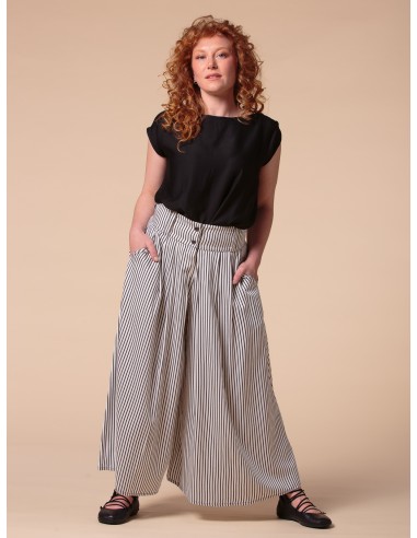 GONNA PANTALONE IN BAMBU' SATIN