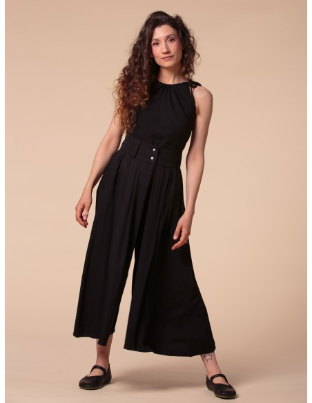 GONNA PANTALONE IN BAMBU' SATIN